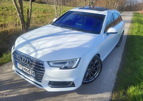 samochody osobowe Audi A4 cena 119900 przebieg: 63000, rok produkcji 2019 z Dębica